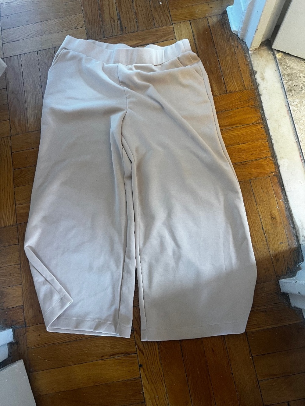 Soft Cream Knit Pants